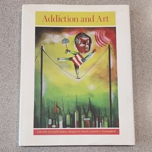 Vibrant Green and Red Art Book